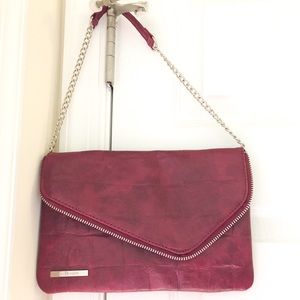 Nine West Shoulder Bag/Clutch with zipper detail